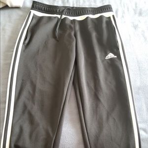 Black Adidas joggers